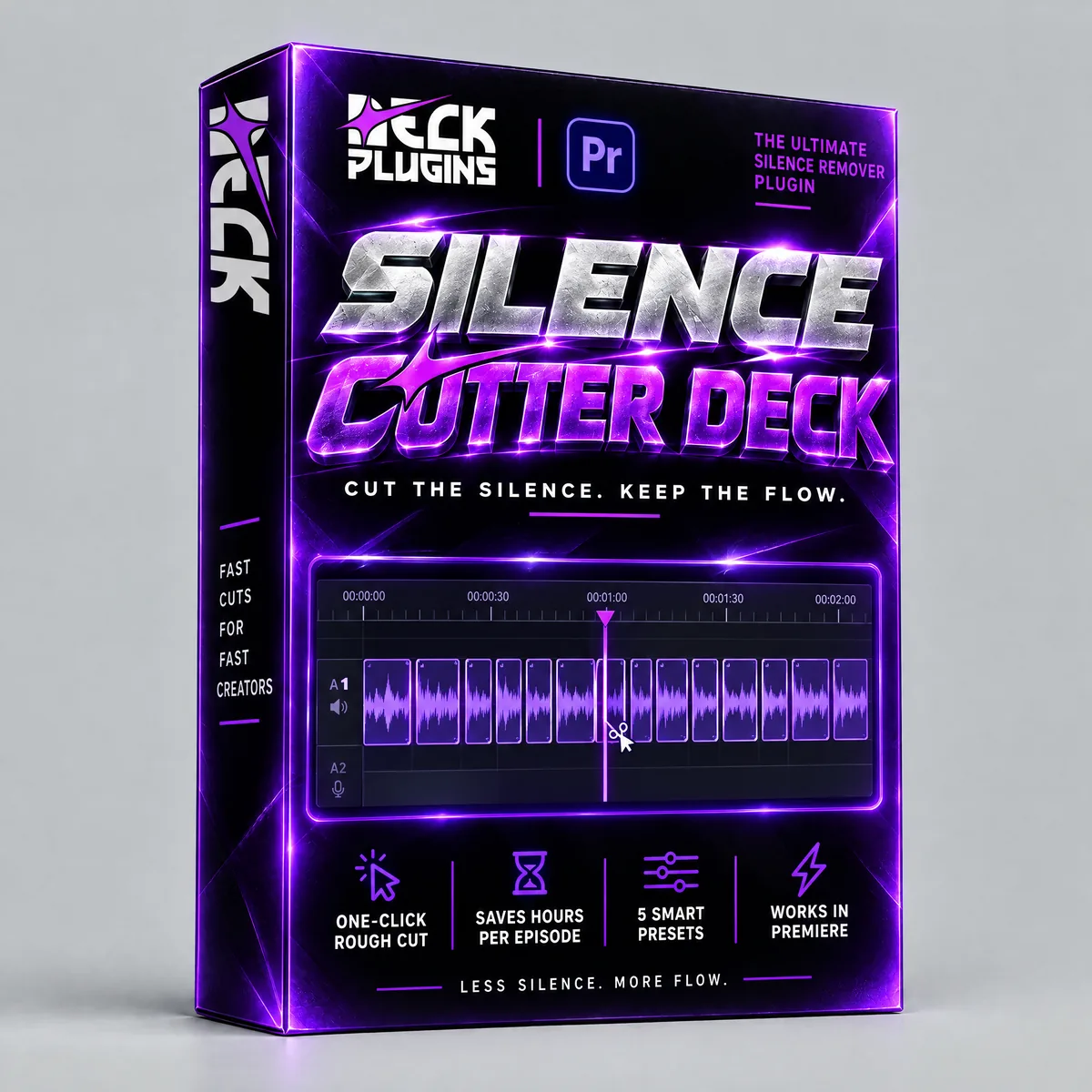 Silence Deck retail box on a plain background